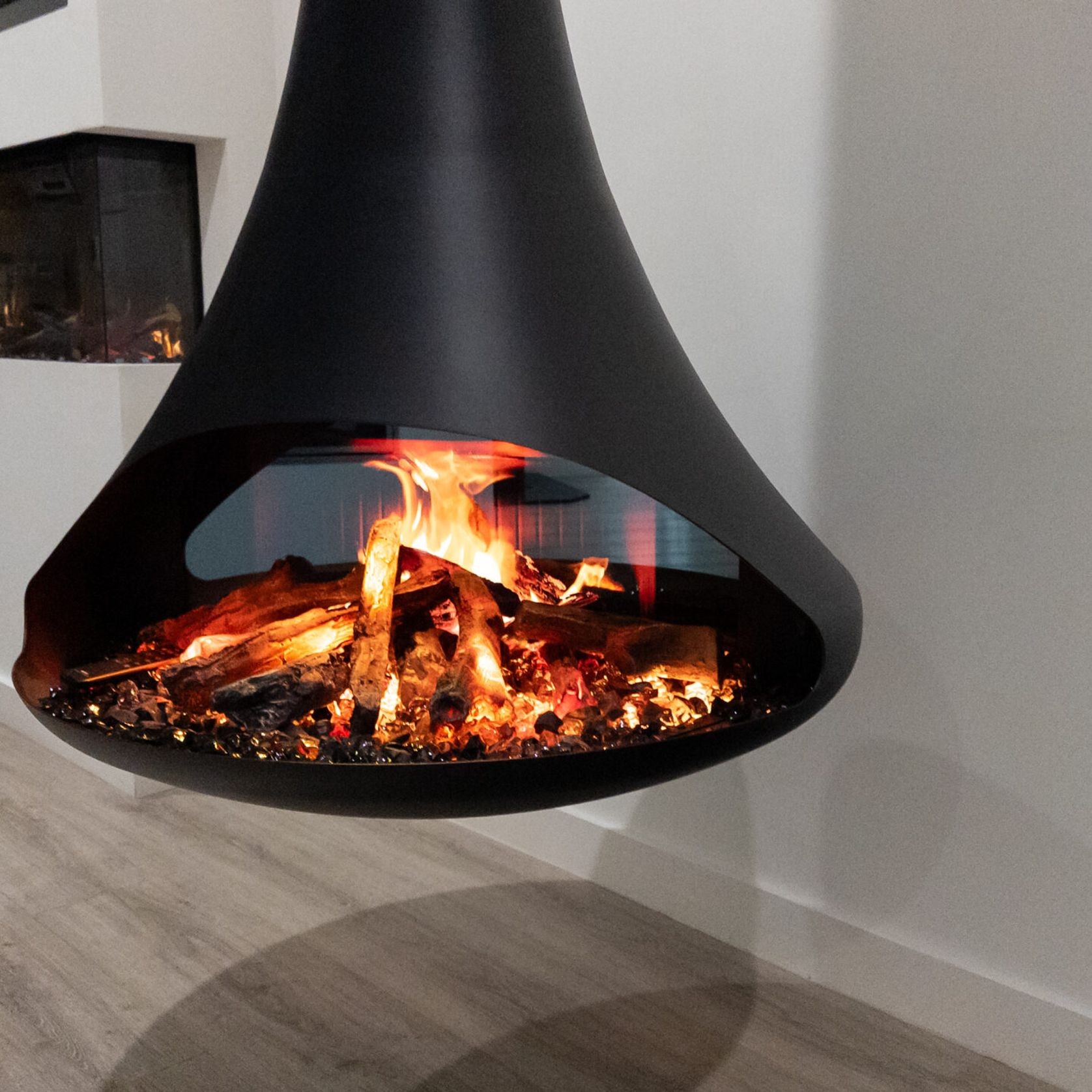 Visionline Emberglow Cove suspended Electric fire gallery detail image