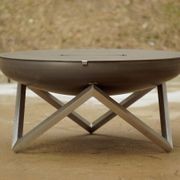 ALFRED RIESS Fire Pit Cover - Large Stainless gallery detail image