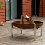 ALFRED RIESS Inuvik Steel Fire Pit - Large gallery detail image