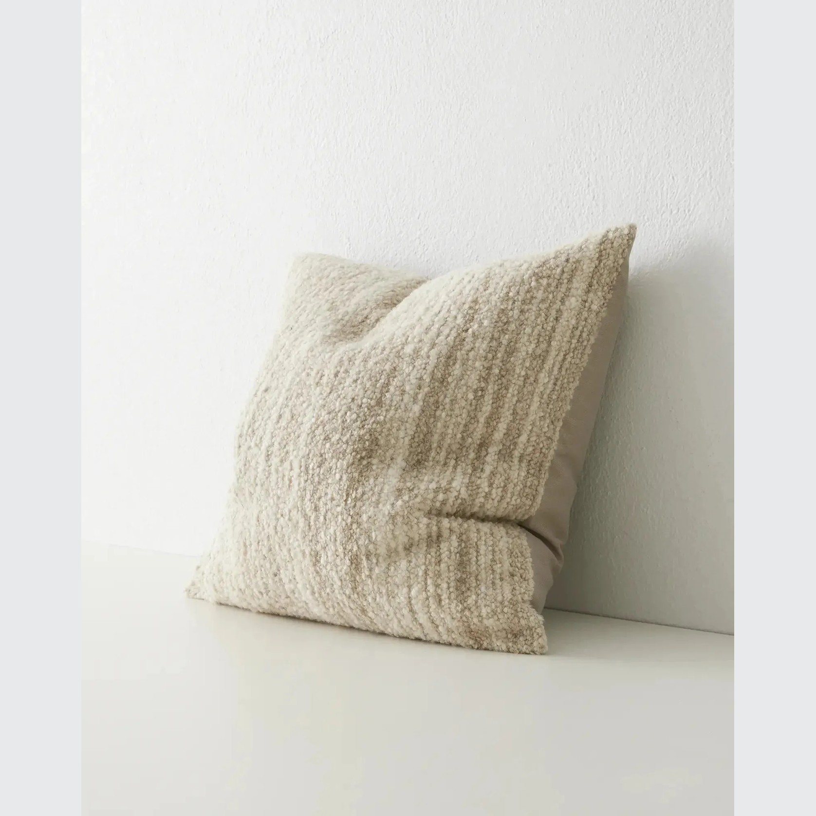 Weave Home Gigi Cushion - Natural | Wool Blend Boucle gallery detail image