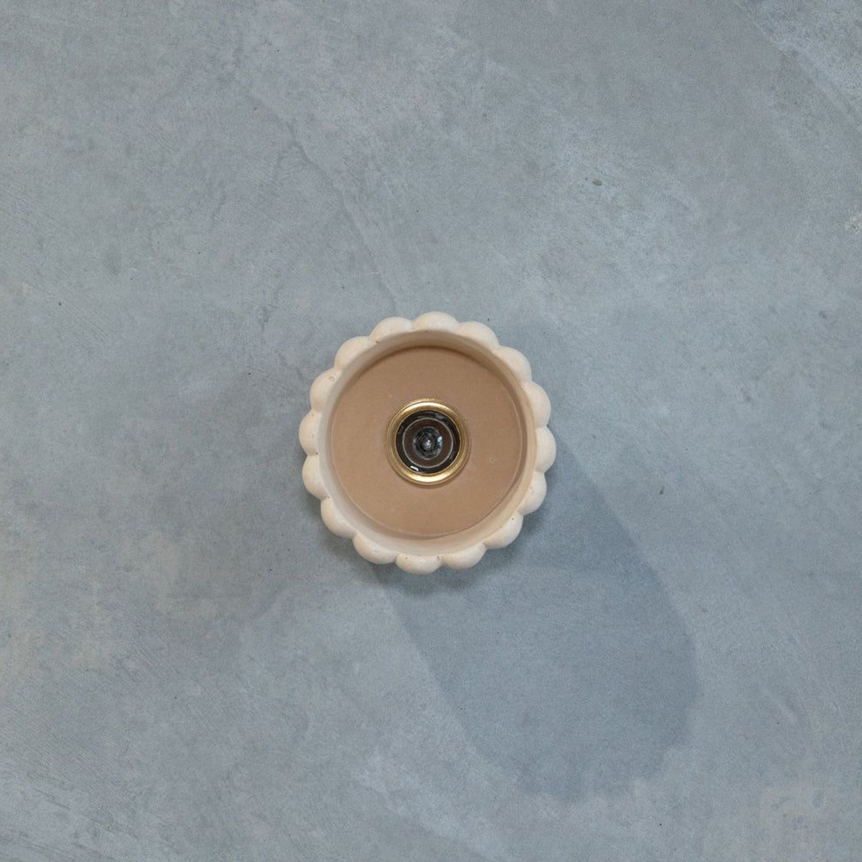 Small Fluted Wall Light with Batten Holder gallery detail image