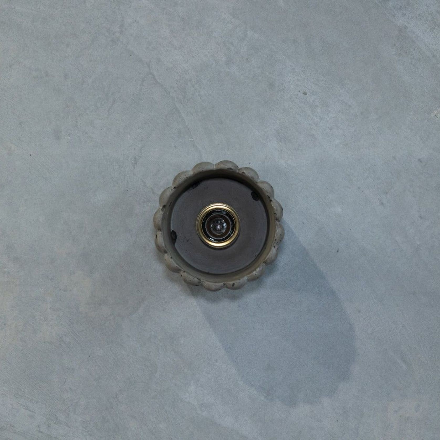 Small Fluted Wall Light with Batten Holder gallery detail image