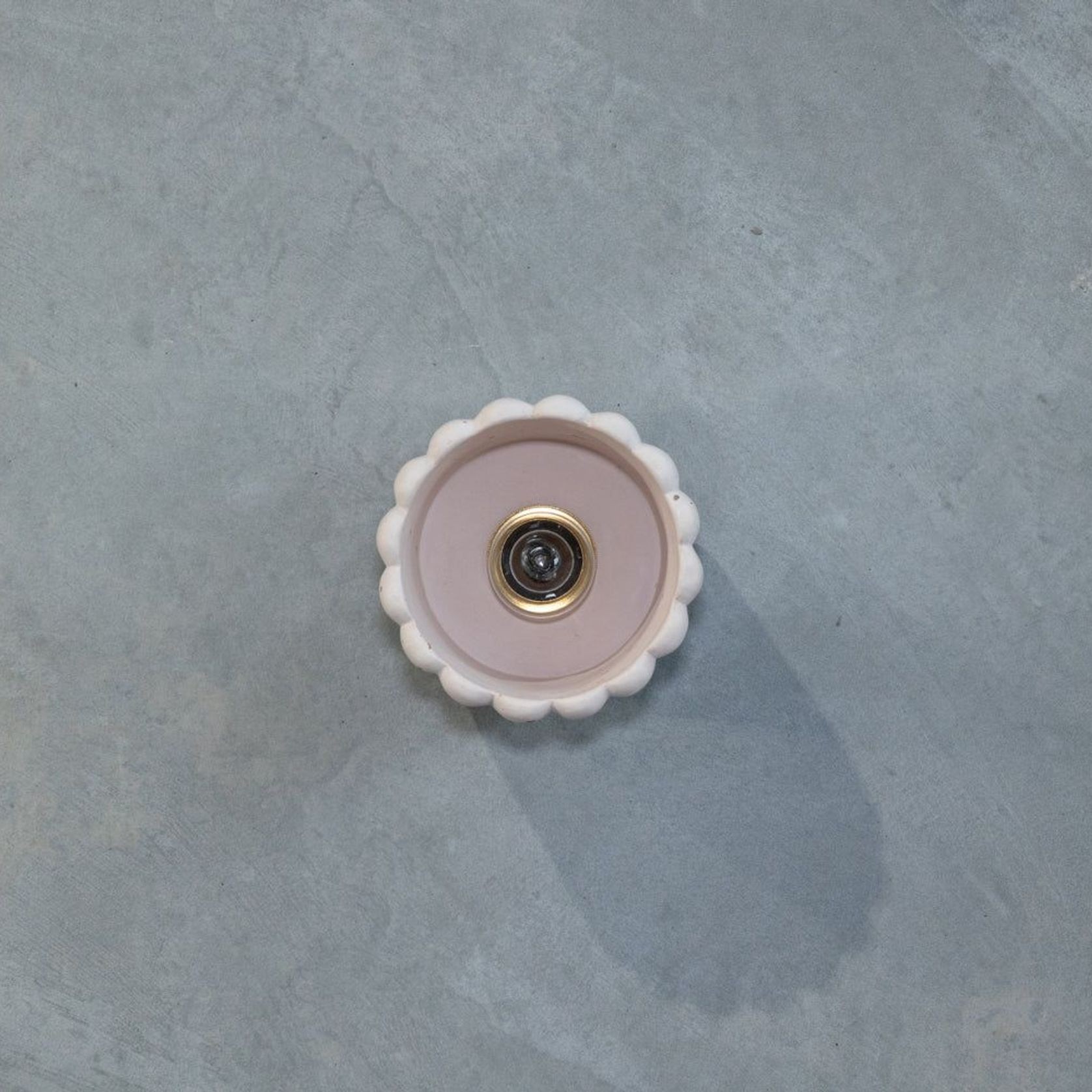 Small Fluted Wall Light with Batten Holder gallery detail image