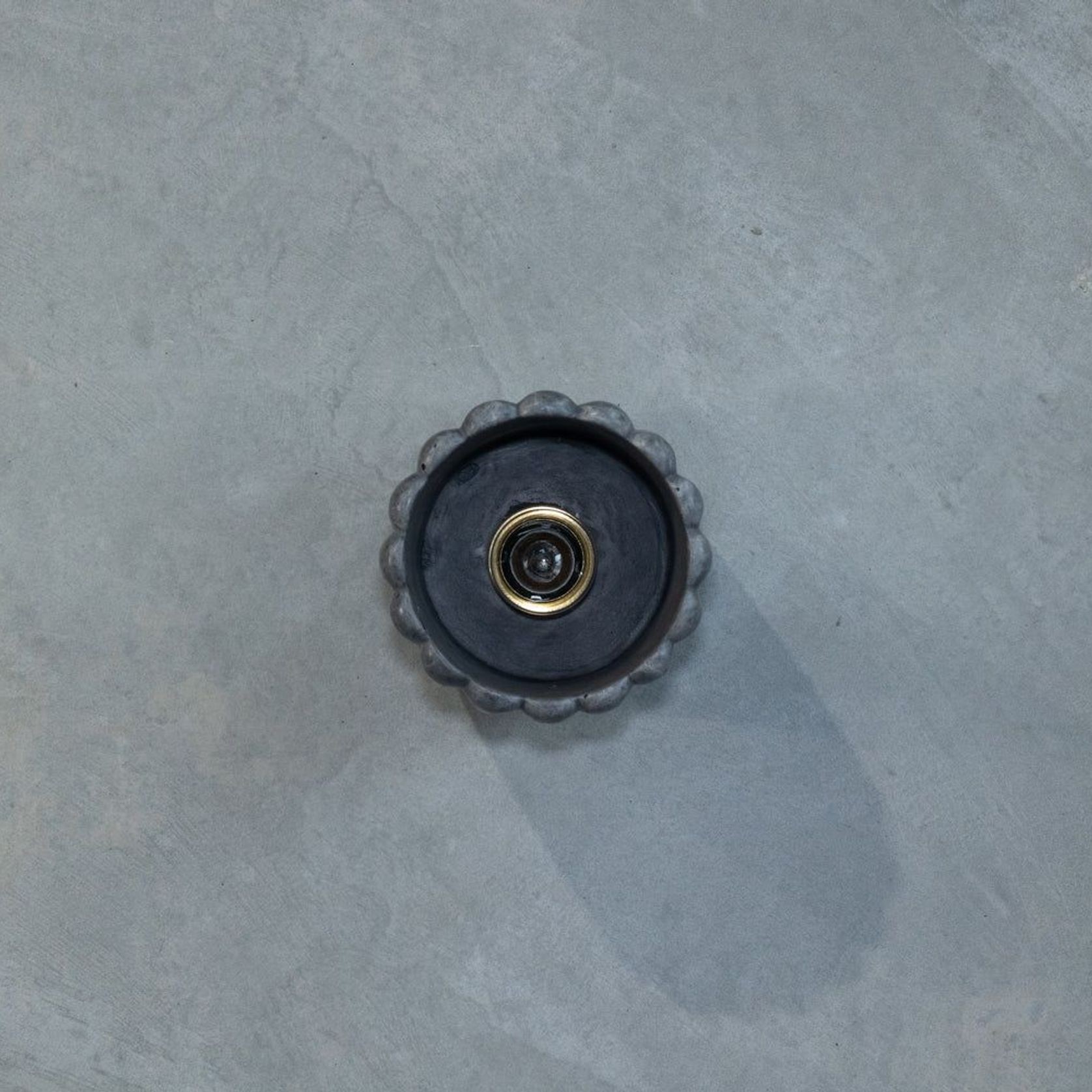 Small Fluted Wall Light with Batten Holder gallery detail image
