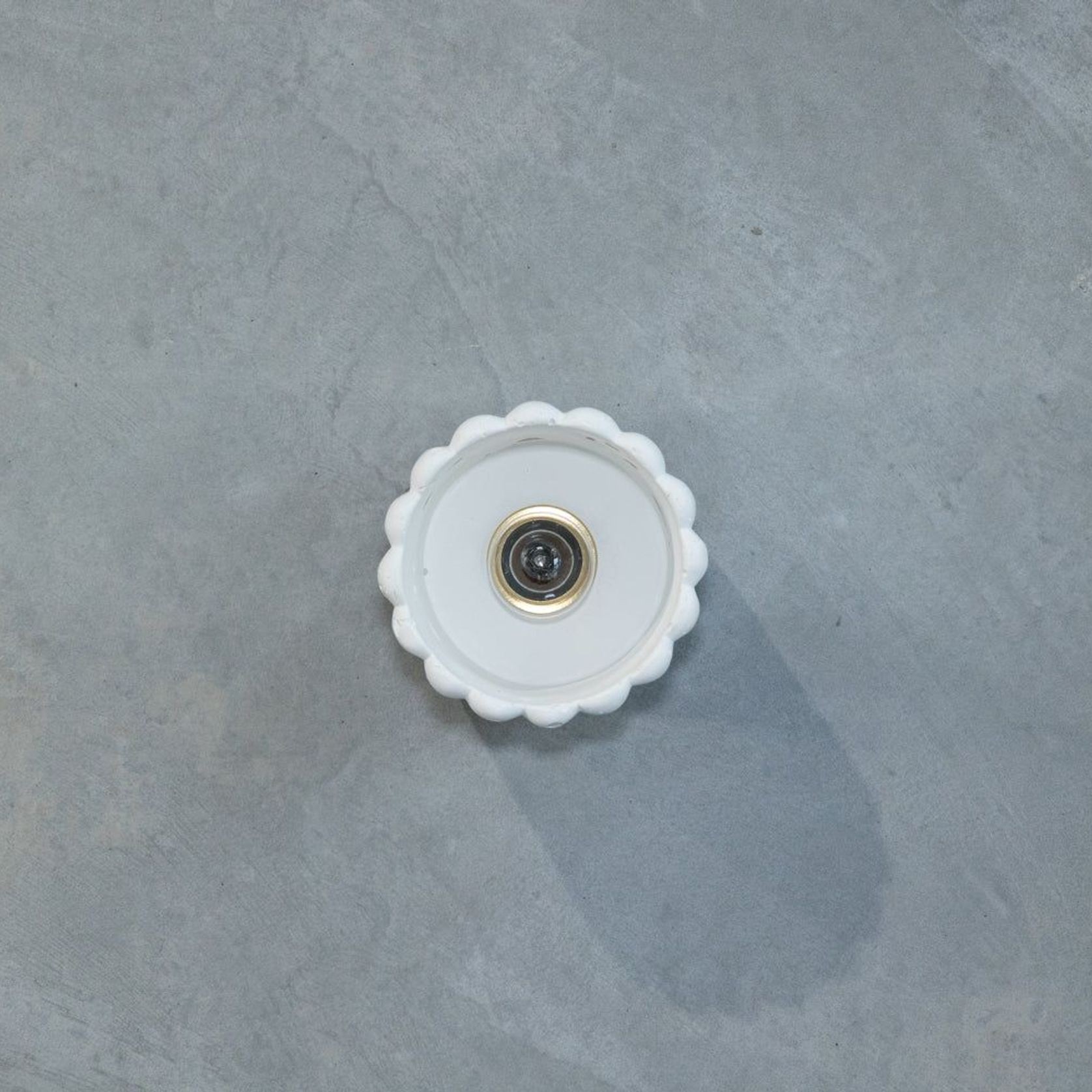 Small Fluted Wall Light with Batten Holder gallery detail image