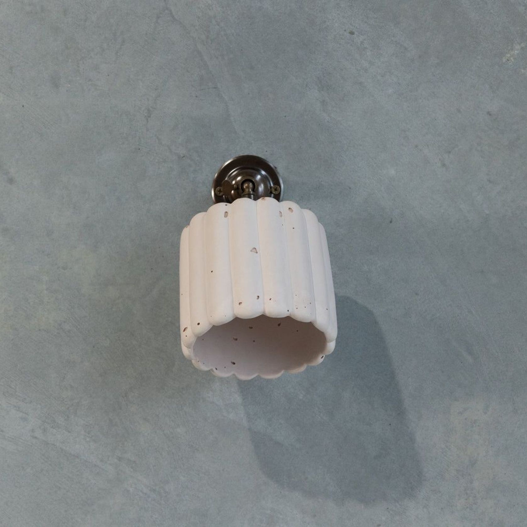 Small Fluted Wall Light with Knuckle gallery detail image