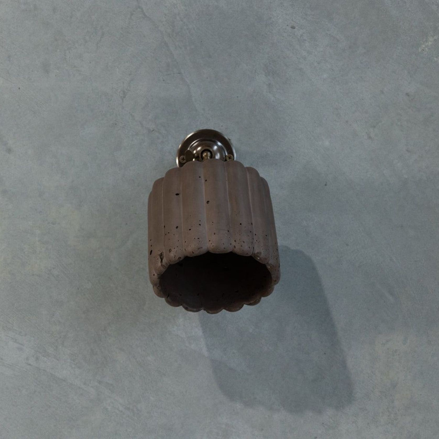 Small Fluted Wall Light with Knuckle gallery detail image