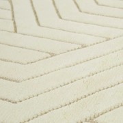 Soren Liv Bower Criss Cross Rug - Ivory | 100% Wool gallery detail image