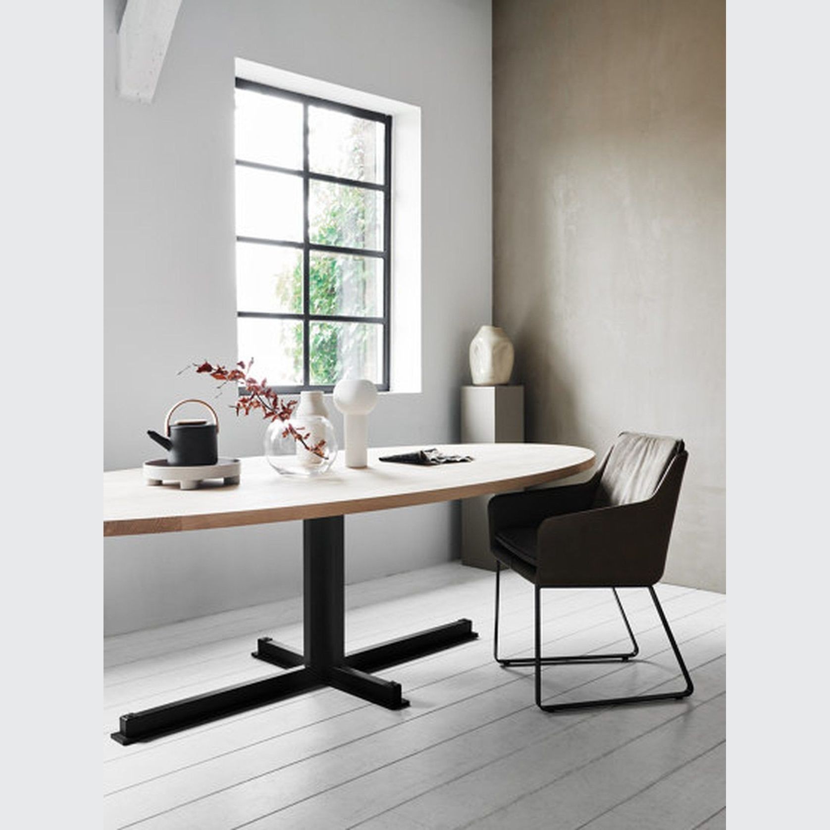 Cross Oval Dining Table gallery detail image