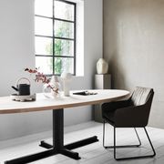 Cross Oval Dining Table gallery detail image