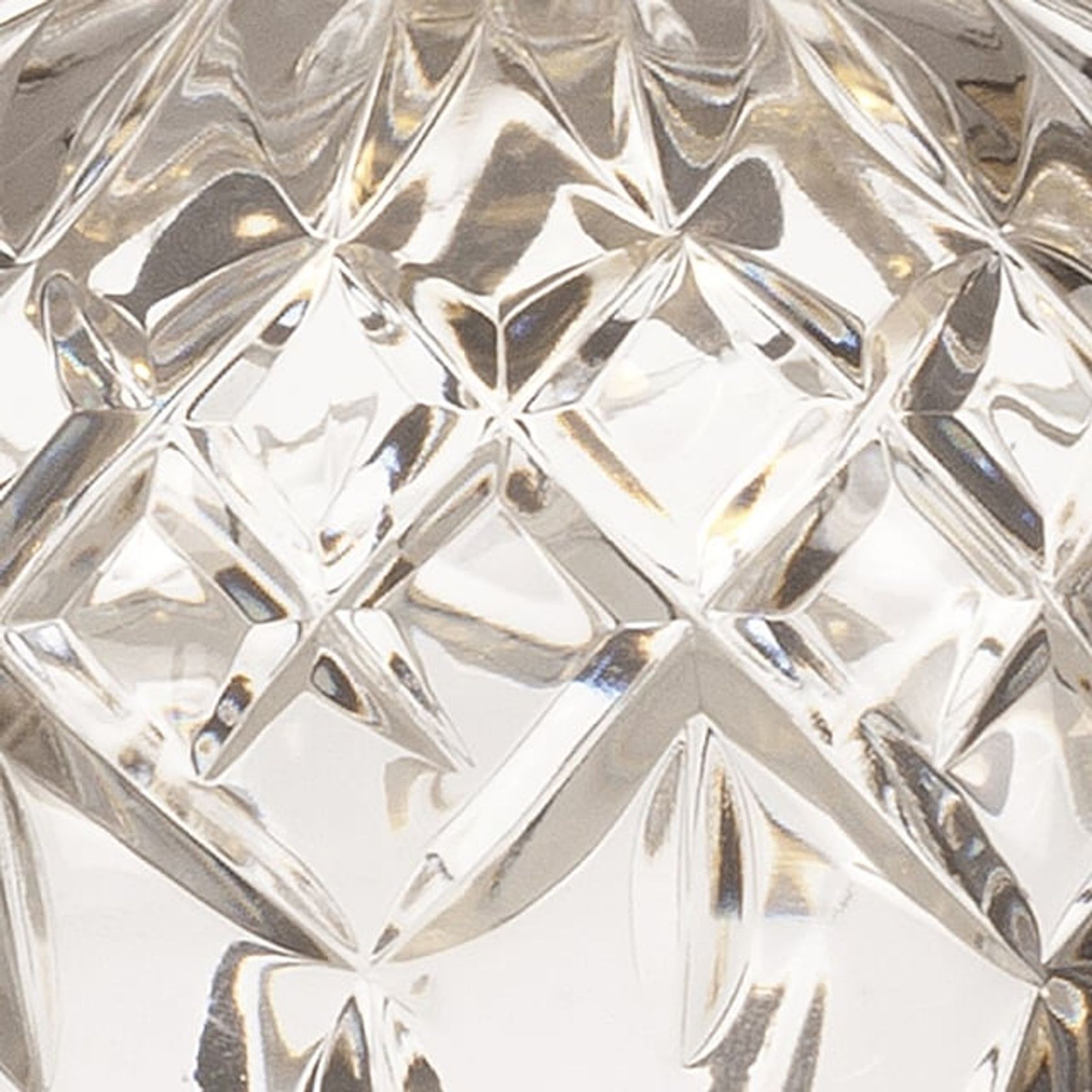 Clear Crystal Bulb Pendant - Polished Chrome gallery detail image