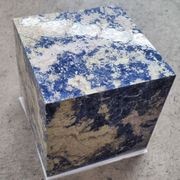Cube Side Table - Royal Blue Marble | Natural Stone Co. gallery detail image