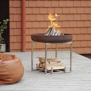 ALFRED RIESS Hekla Steel Fire Pit - Medium gallery detail image
