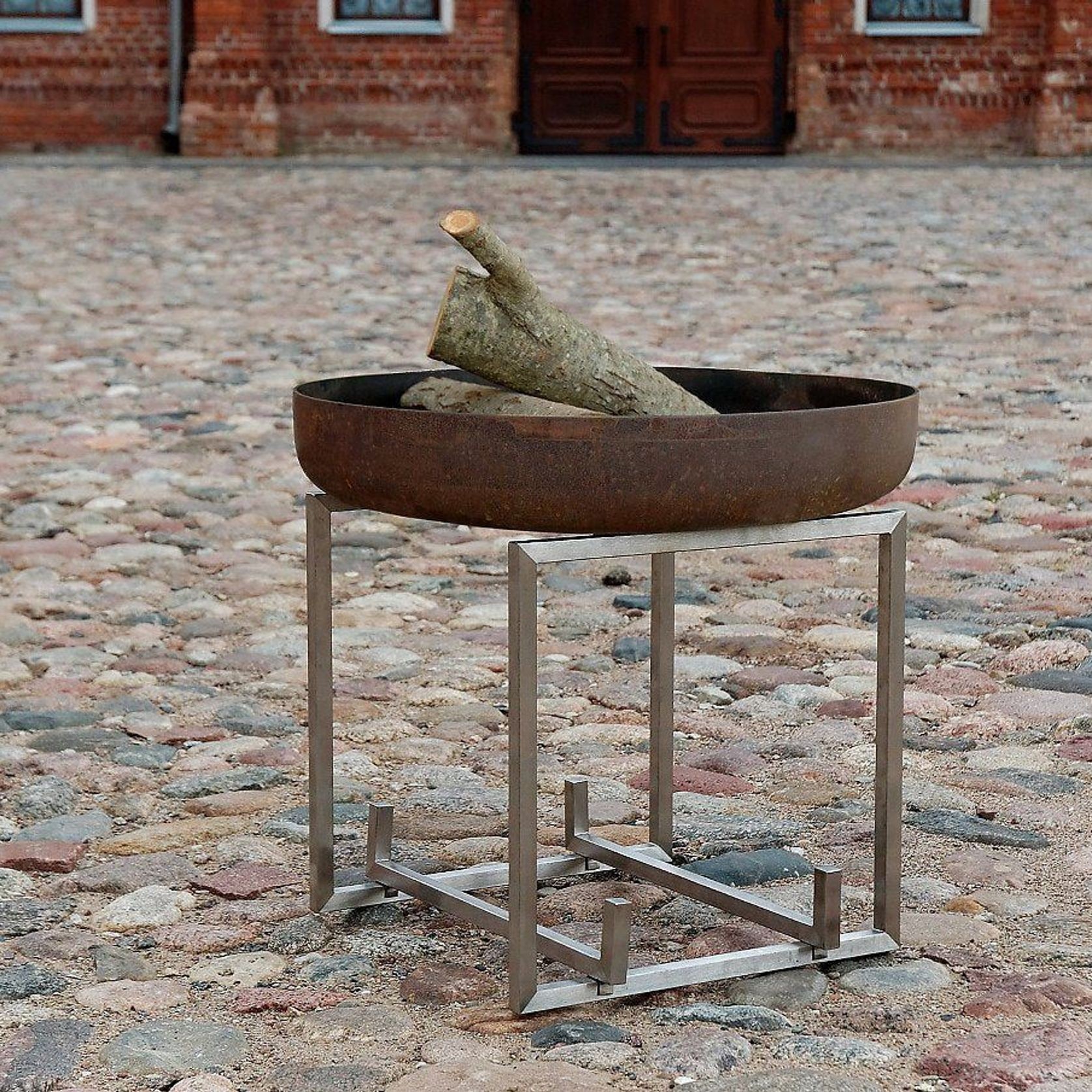 ALFRED RIESS Hekla Steel Fire Pit - Medium gallery detail image