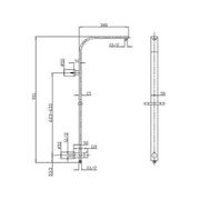 CODE Pure Round Shower Column 3 Function gallery detail image