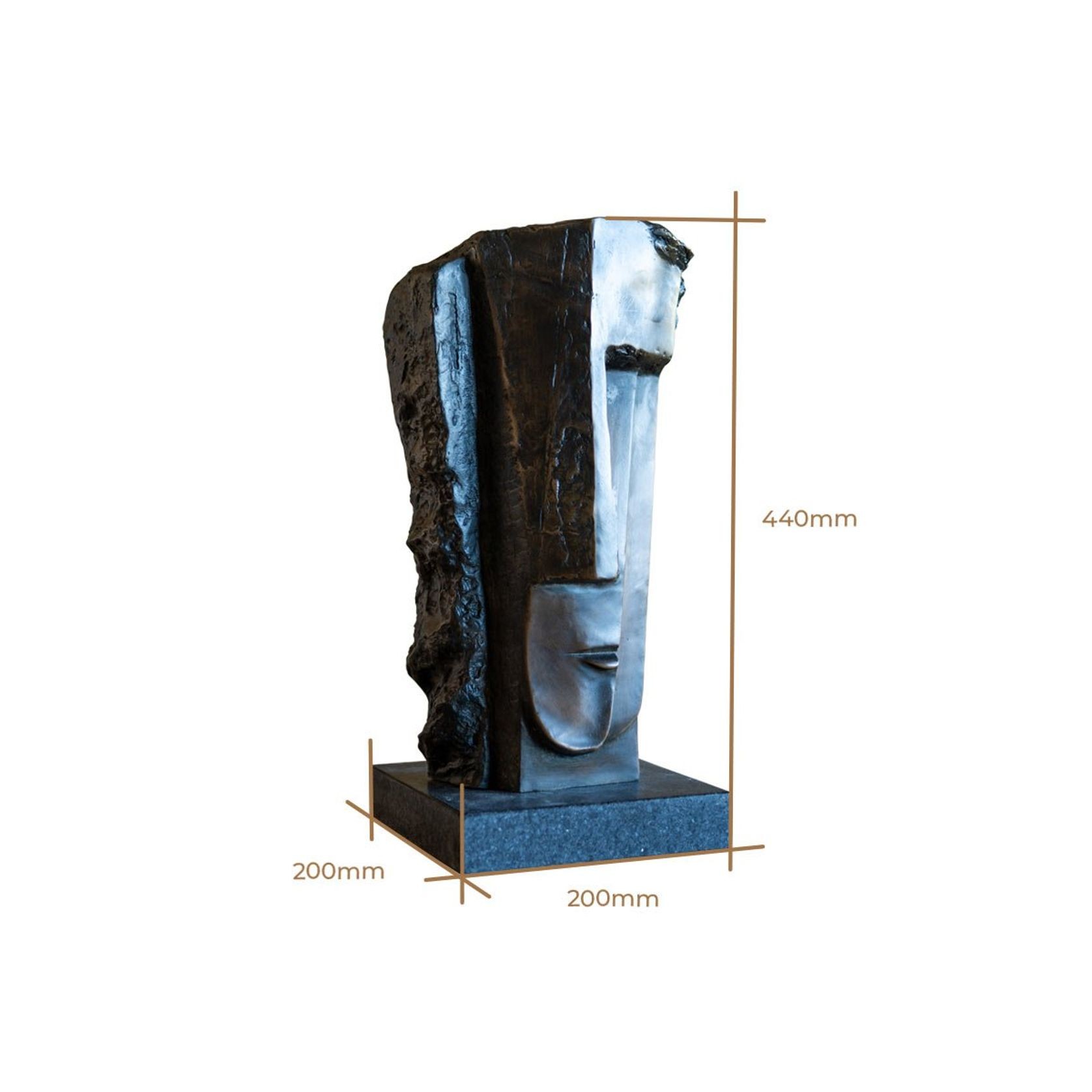 Cubis Head by Bespoke Sculpture gallery detail image