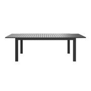 Cumulus Aluminium Outdoor Patio Extension Dining Table 180-240 X 100cm gallery detail image