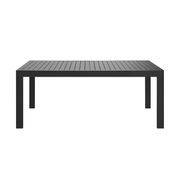 Cumulus Aluminium Outdoor Patio Extension Dining Table 180-240 X 100cm gallery detail image