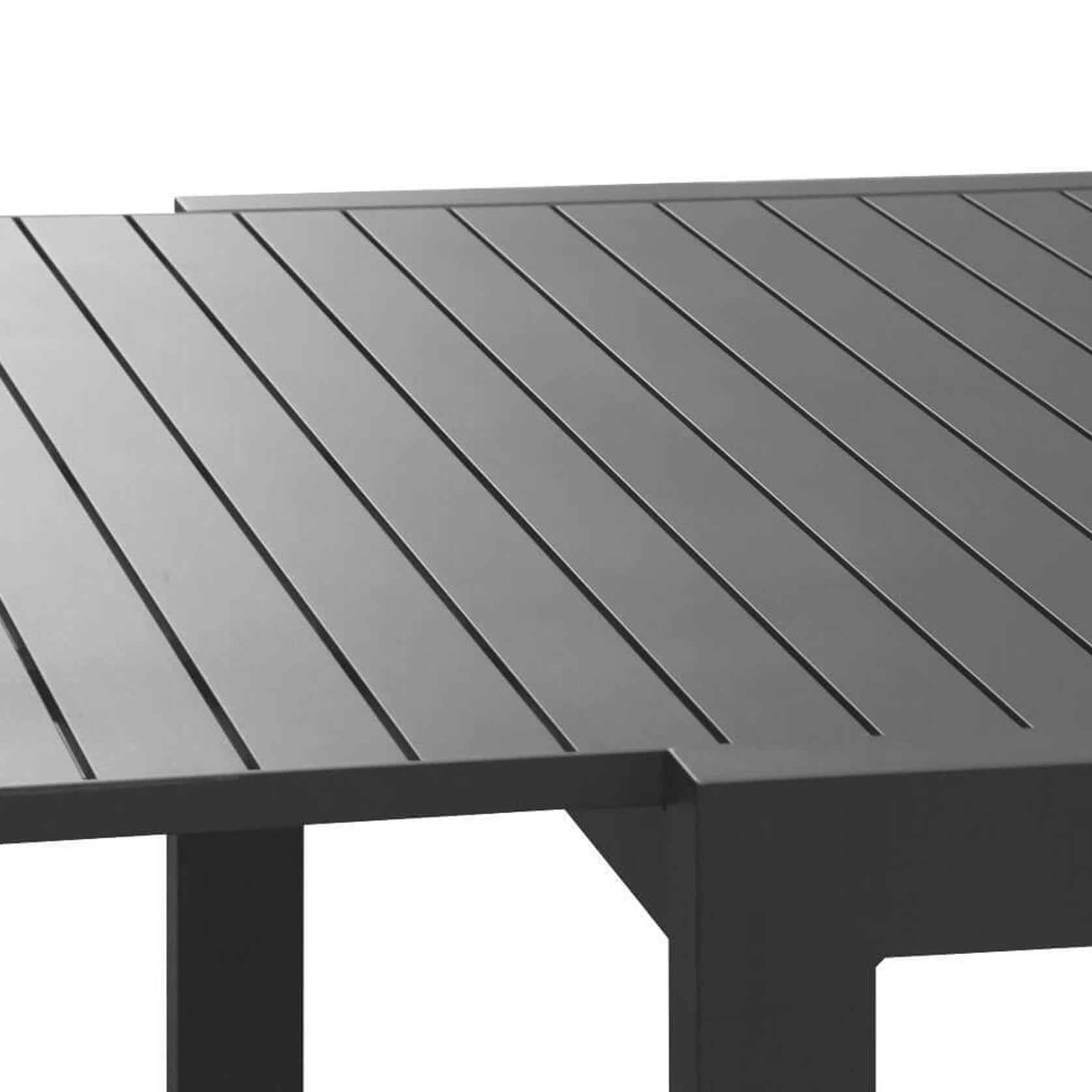 Cumulus Aluminium Outdoor Patio Extension Dining Table 180-240 X 100cm gallery detail image