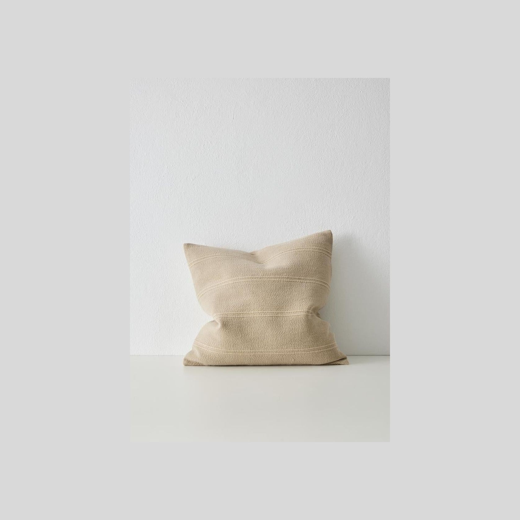 Weave Home Palma Cushion - Shell | 50 x 50cm gallery detail image