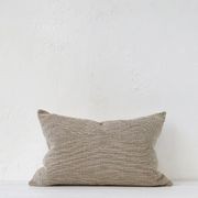 Organic Ribbed Cushion / Feather Inner / Sand gallery detail image