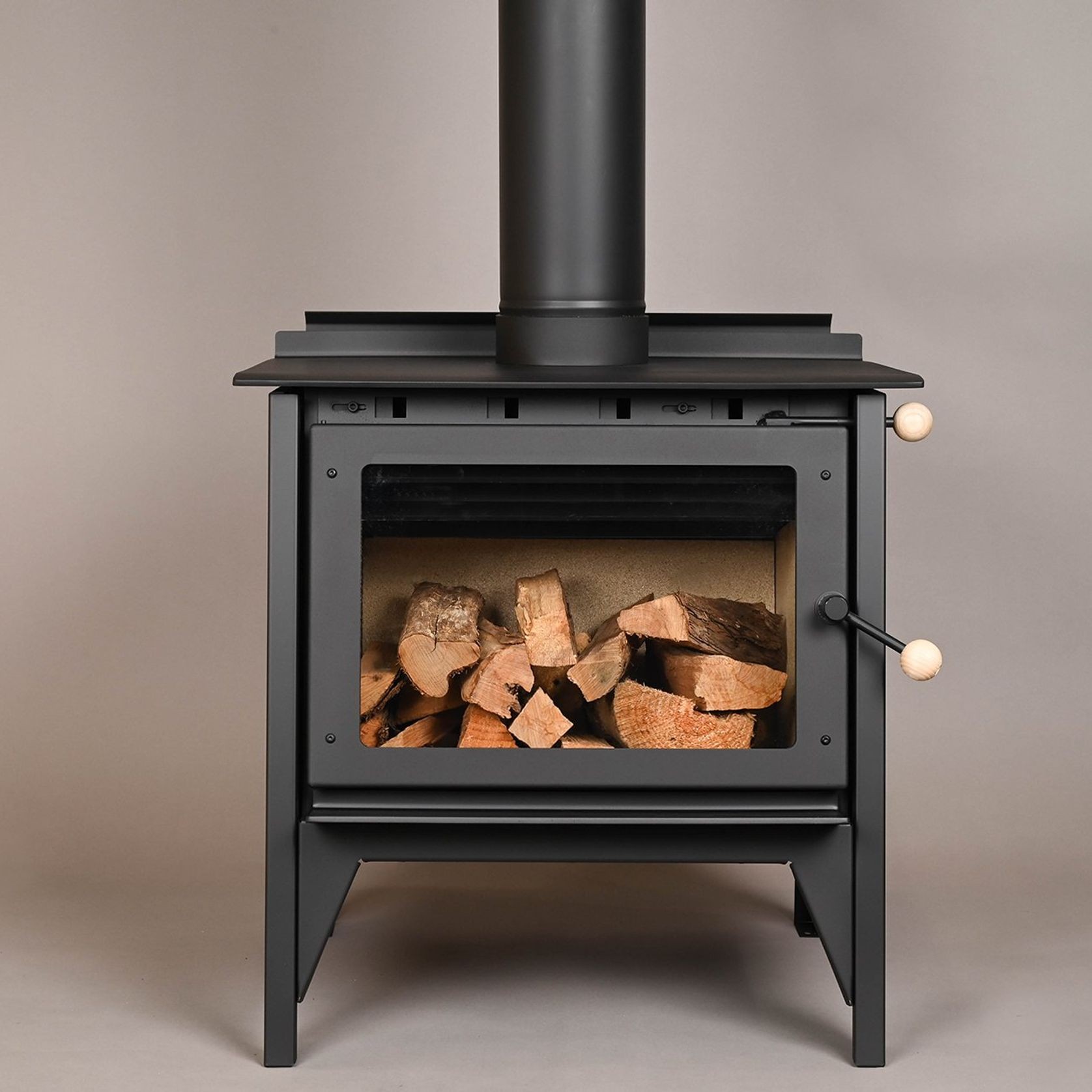 Warmington | Tasman Freestanding Woodburner with Flue gallery detail image