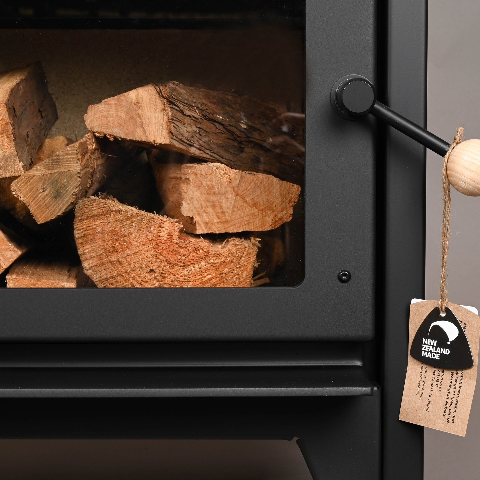 Warmington | Tasman Freestanding Woodburner with Flue gallery detail image