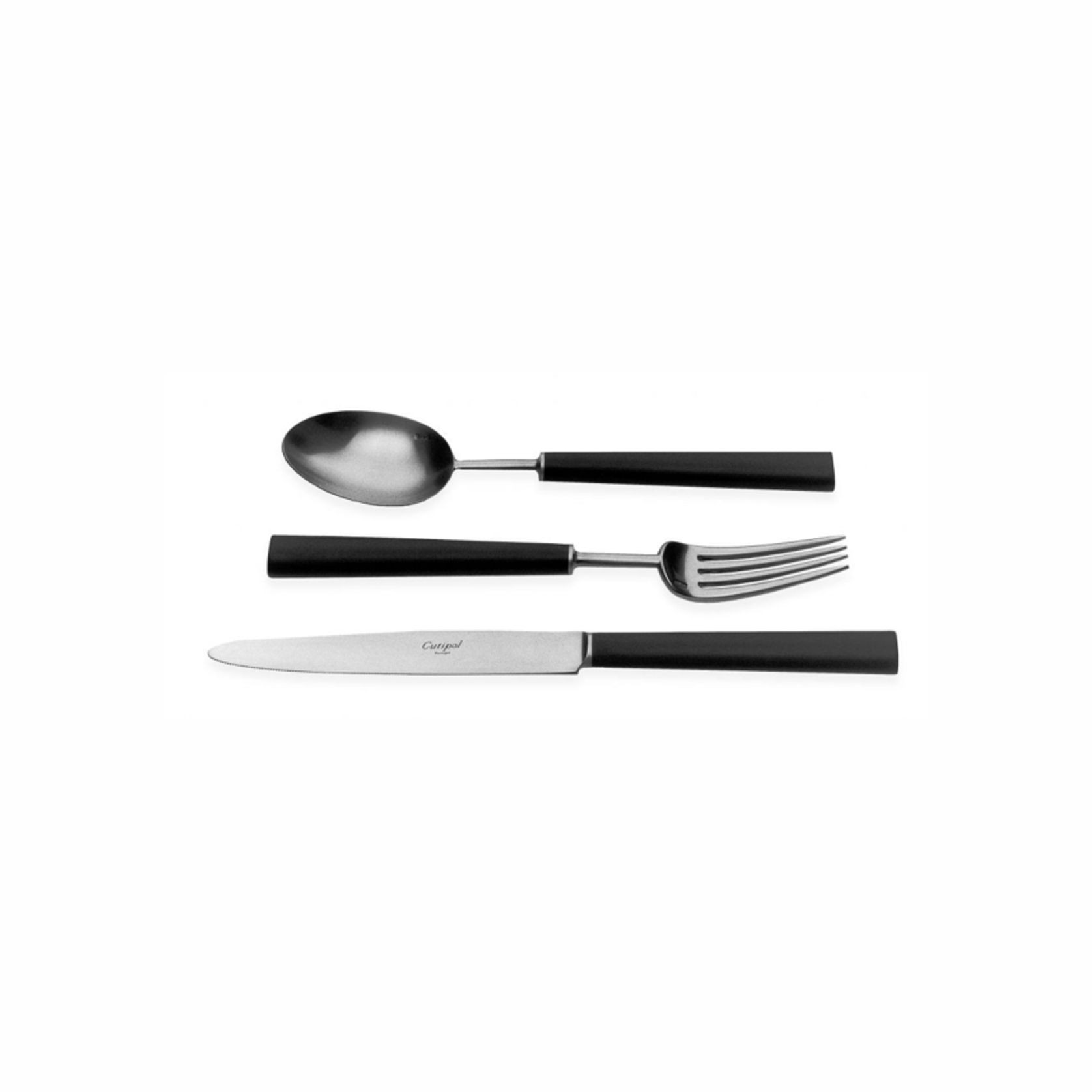 Ebony Matt 58 Piece Cutlery Set gallery detail image