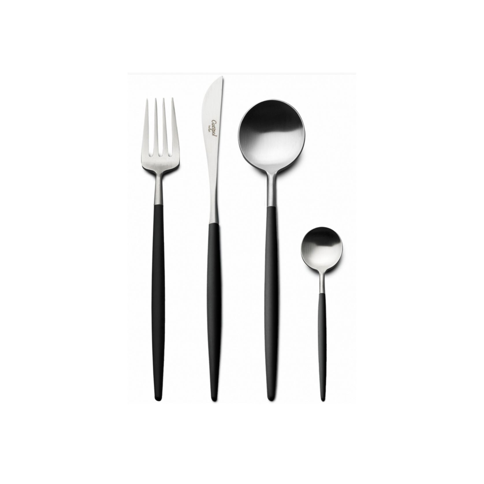 Goa Black & Matt Stainless 24 Piece Set gallery detail image