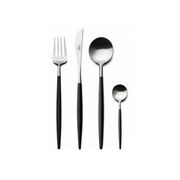 Goa Black & Matt Stainless 24 Piece Set gallery detail image