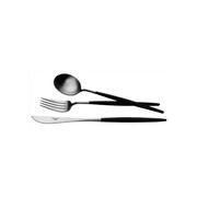 Goa Black & Matt Stainless 24 Piece Set gallery detail image