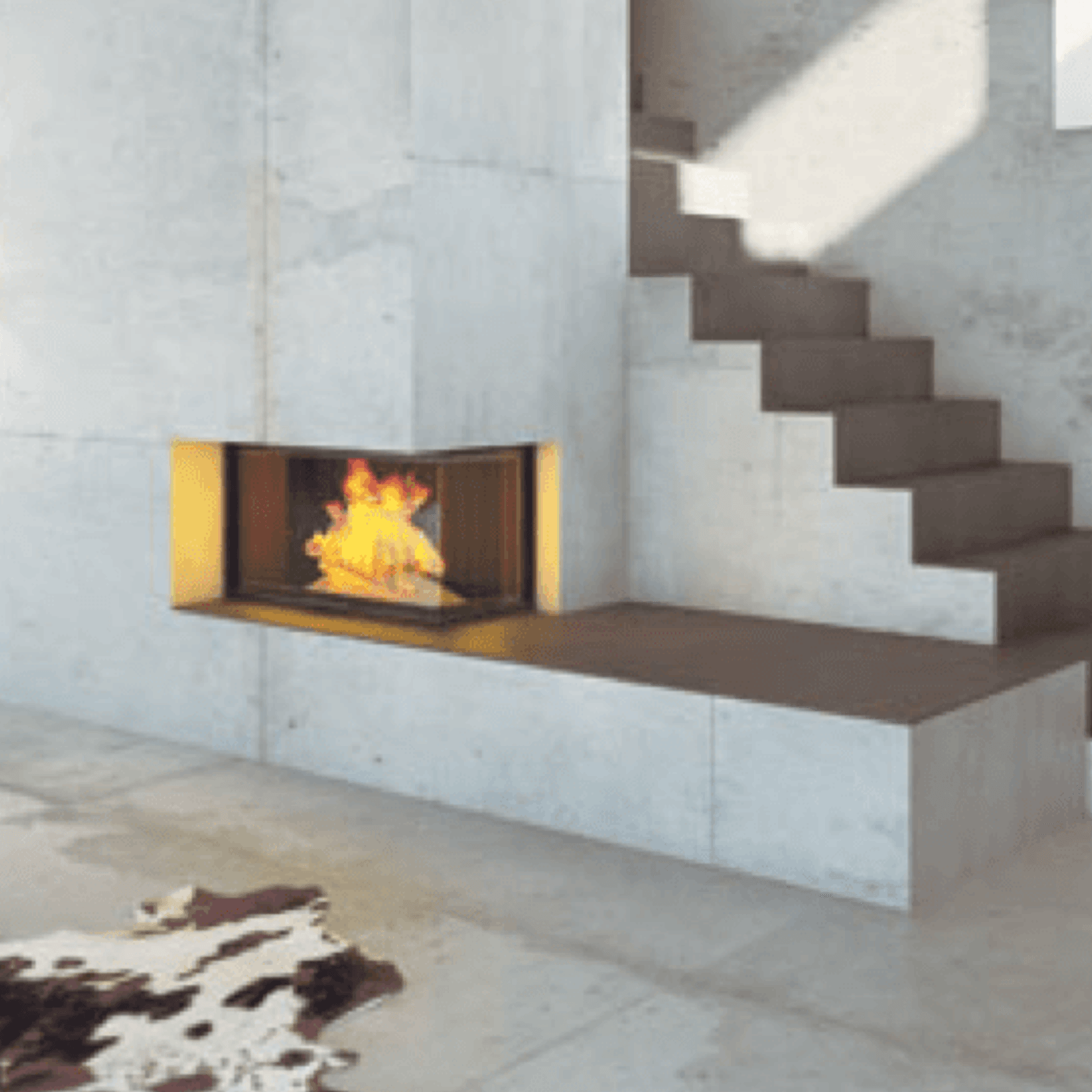 Cheminee Chazelles D100VAD Designer Wood Fireplace gallery detail image