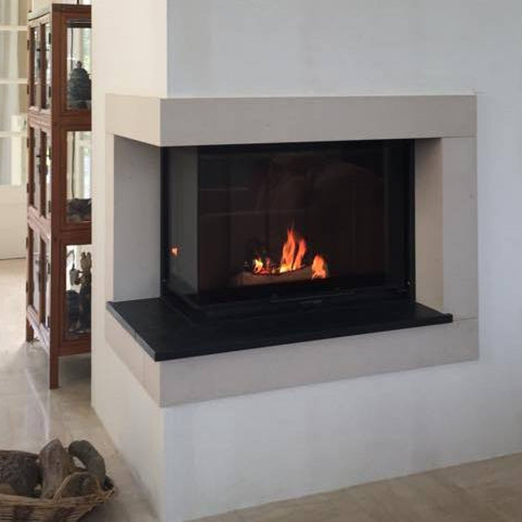 Cheminee Chazelles D1000VAG Designer Wood Fireplace gallery detail image