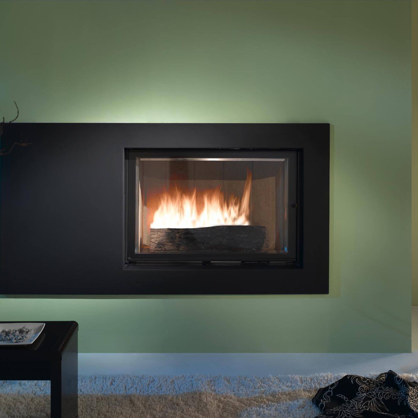 Cheminee Chazelles Designer D1200 Wood Fireplace gallery detail image