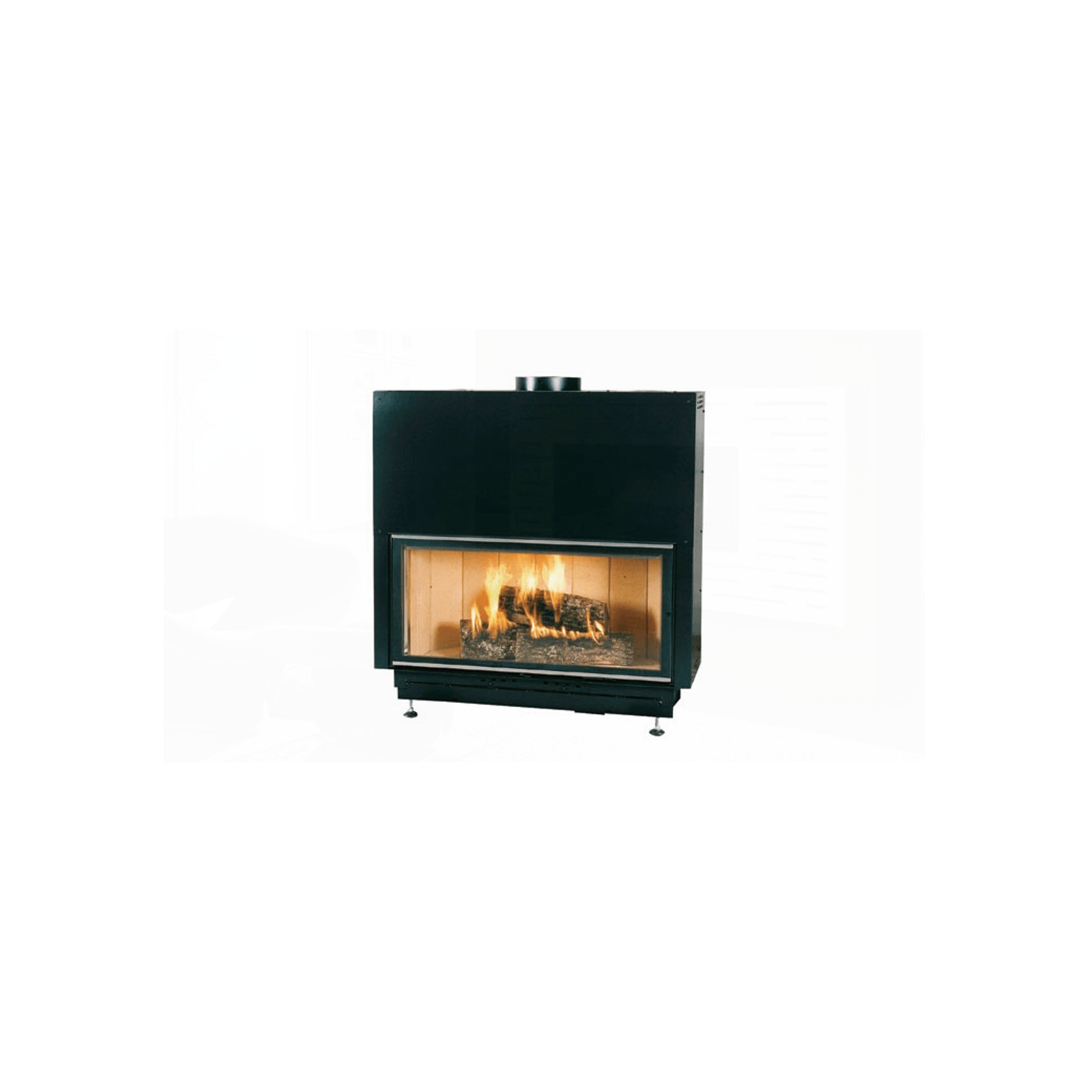 Cheminee Chazelles Designer D1350 Wood Fireplace gallery detail image