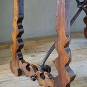 Italian Walnut Trestle Table gallery detail image