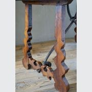 Italian Walnut Trestle Table gallery detail image