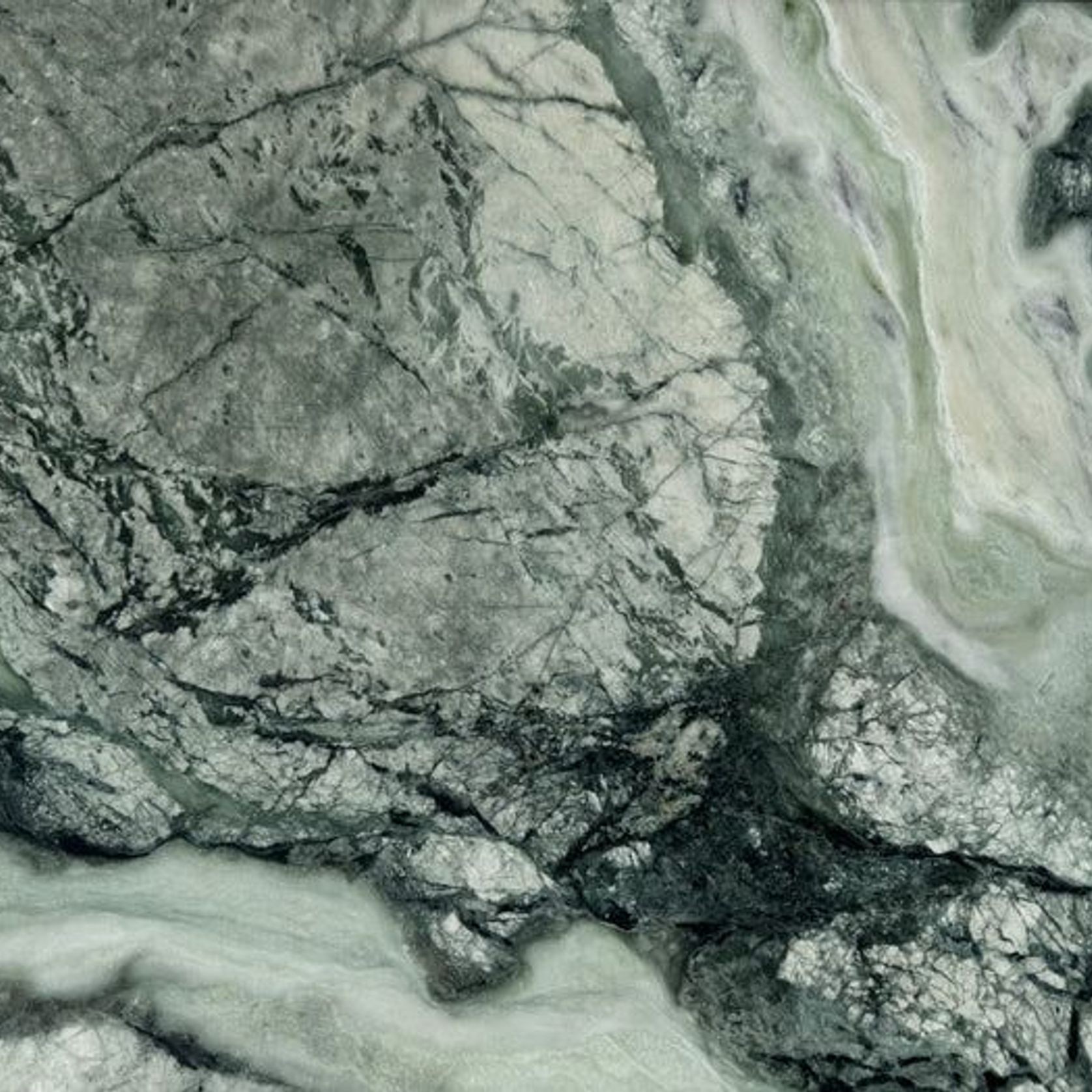 Block Coffee Table - Twill Green Marble | Natural Stone Co. gallery detail image