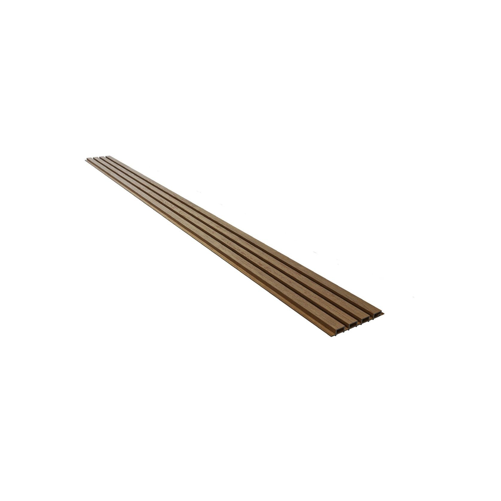 WPC Paneling Profile Slat Exterior | Teak gallery detail image