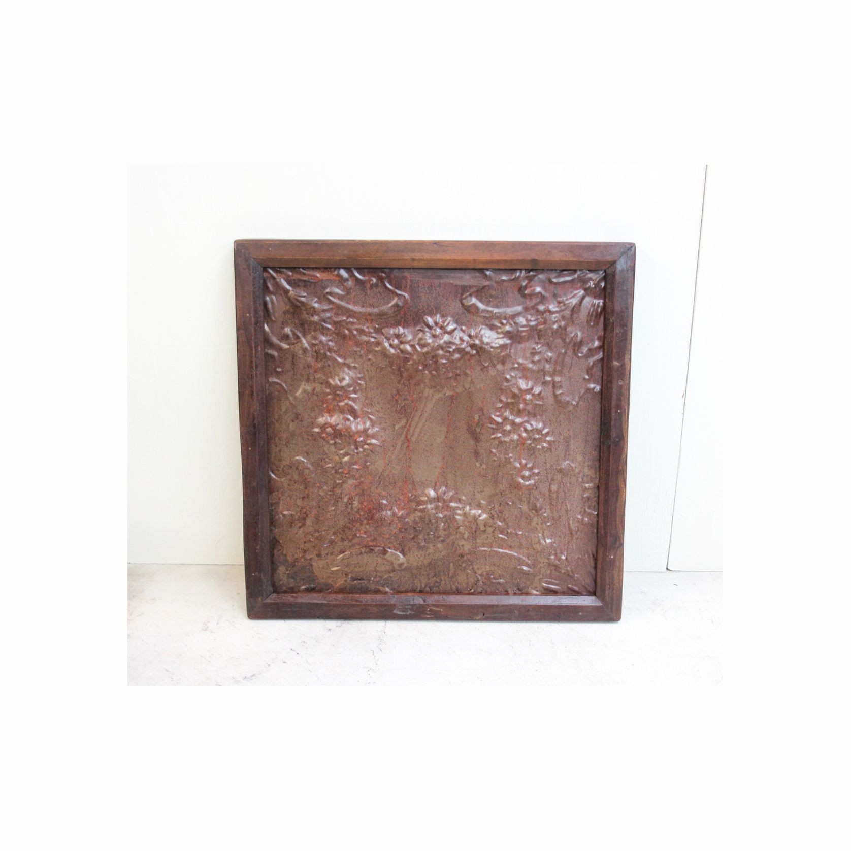 Vintage Iron Ceiling Panel in Frame gallery detail image
