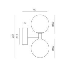 Dalt Wall Light gallery detail image