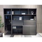 MATEES Display Unit 2.4M - Grey/ Brown gallery detail image