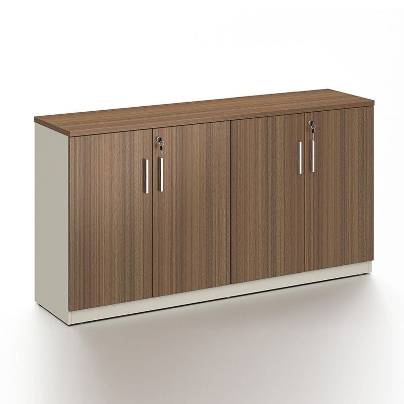 ANDERSON Credenza Cabinet 160cm - Australian Gold Oak & Beige gallery detail image