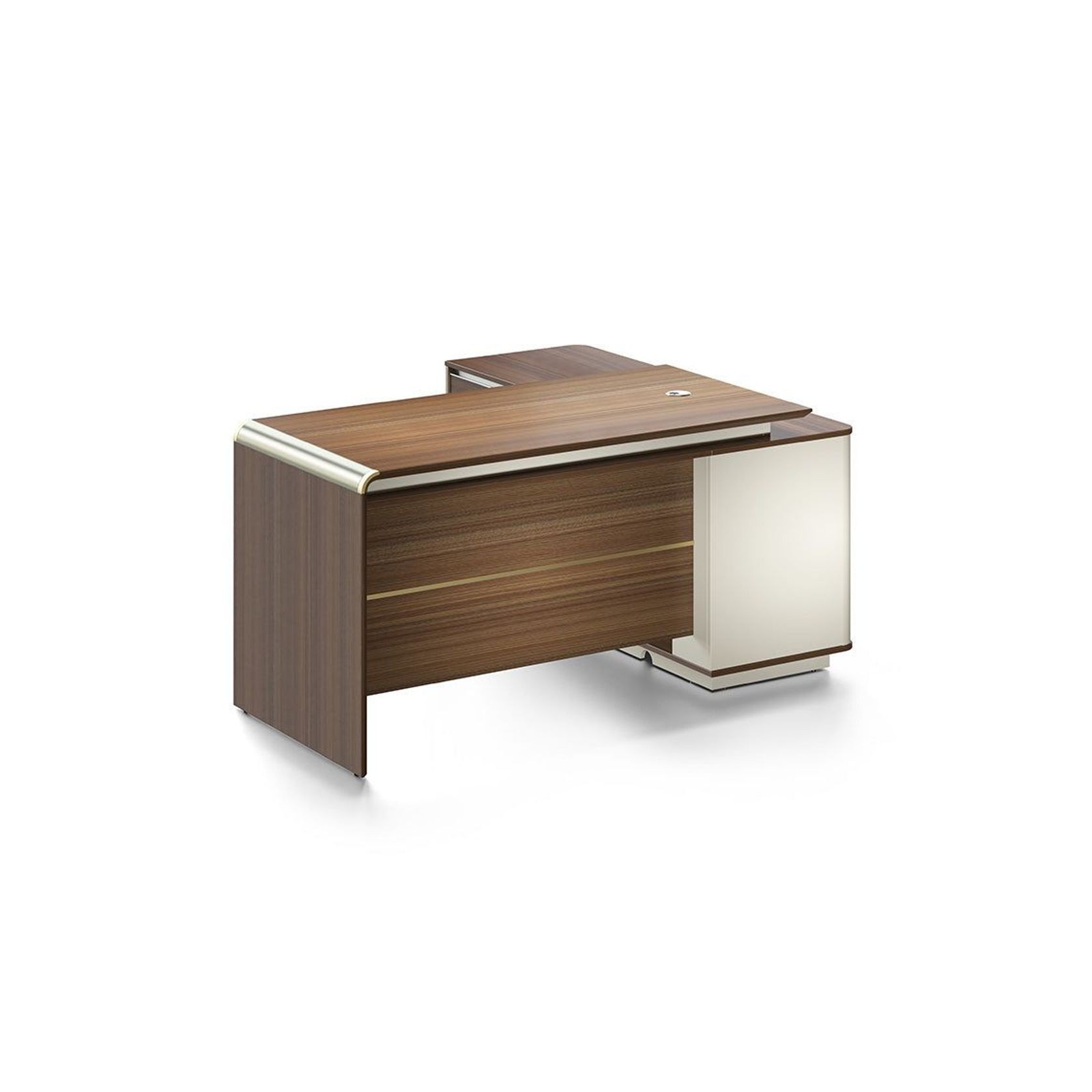 ANDERSON Executive Desk 1.6M Reversible - Australian Gold Oak gallery detail image