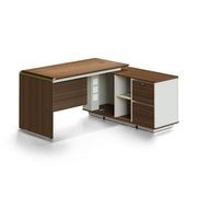 ANDERSON Executive Desk 1.6M Reversible - Australian Gold Oak gallery detail image