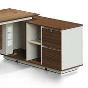 ANDERSON Executive Desk 1.6M Reversible - Australian Gold Oak gallery detail image