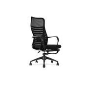 STEN High Back Office Chair with Retractable Footrest - Black gallery detail image