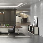 ANDERS Credenza Cabinet 120cm - Australian Gold Oak & Beige gallery detail image