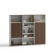 ANDERS Display Unit 240cm - Australian Gold Oak & Beige gallery detail image