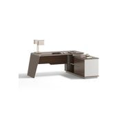 ANDERS Executive Desk Reversible Return 2.0M - Australian Gold Oak/ Beige gallery detail image